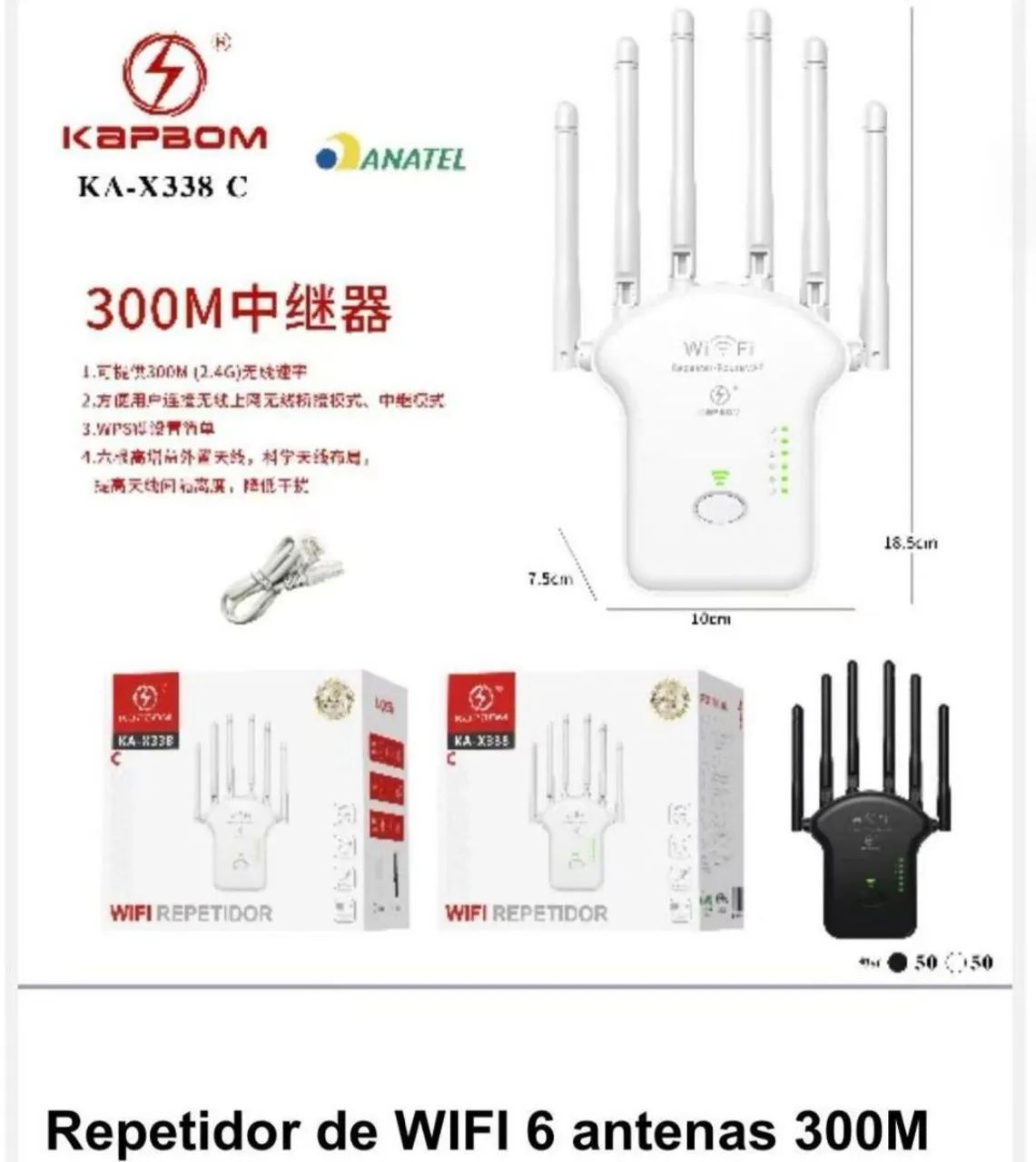 Repetidor de sinal wifi  - Foto 2