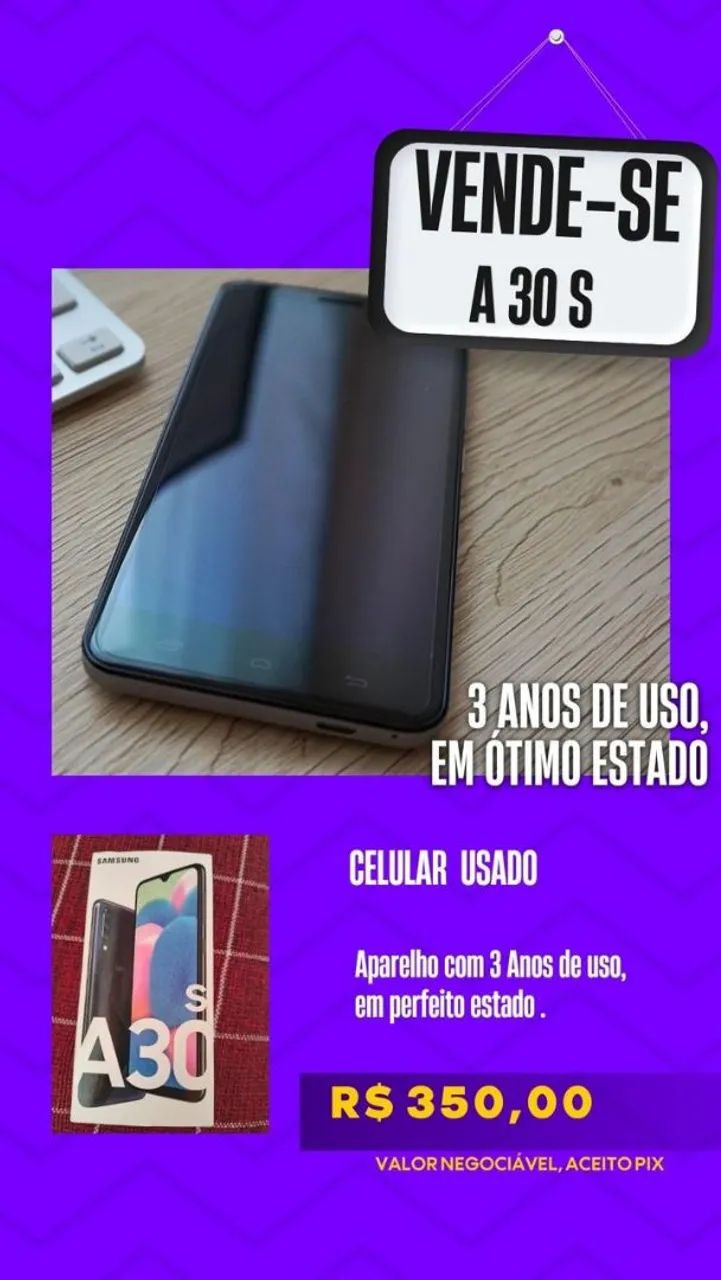 Samsung A30 S 64 gb 4 gb 