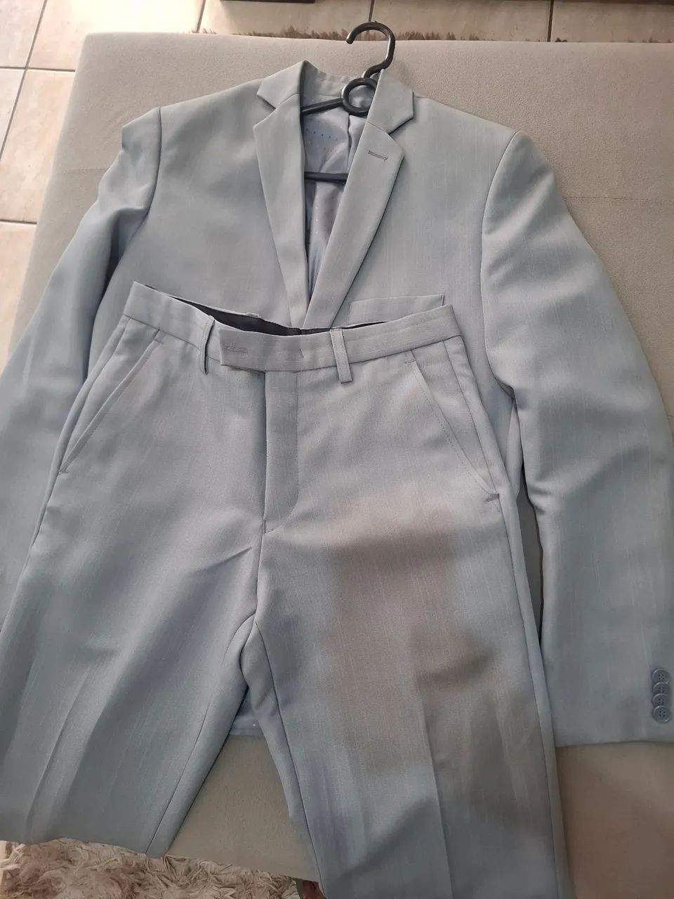 Paletó e calça cinza - TM P - Foto 4