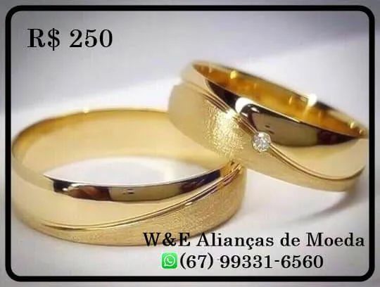 Aliança de moedas antigas  - Foto 4