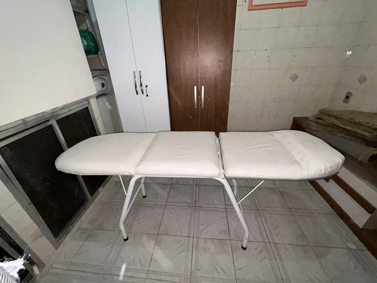 Kit maca, escadinha e carrinho auxiliar 