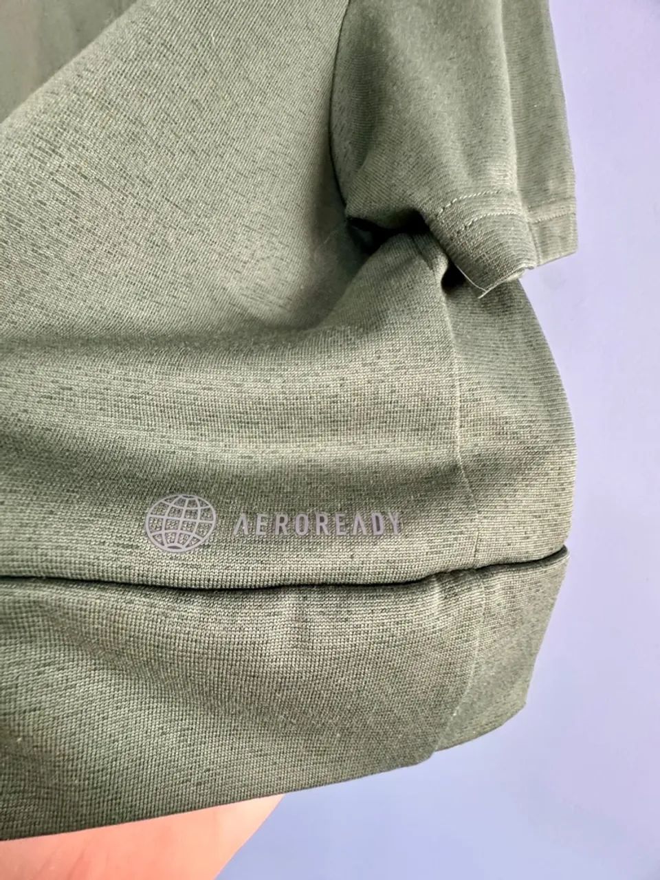 Camisa Adidas cropped Aeroready Studio TAM P - Foto 5