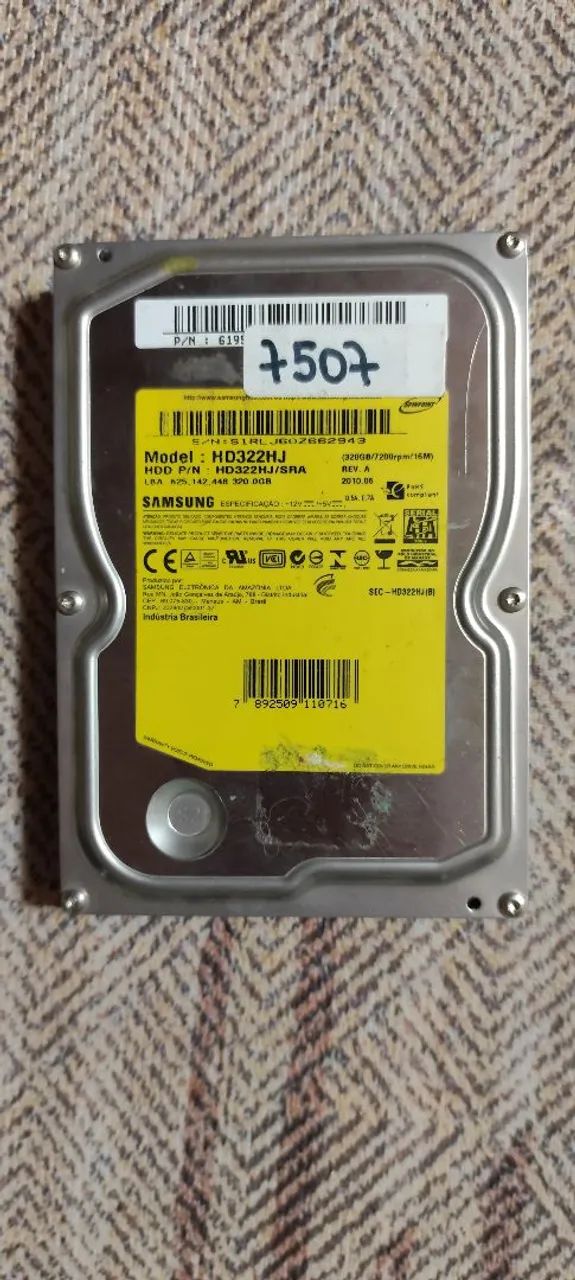 HD 320gb SAMSUNG