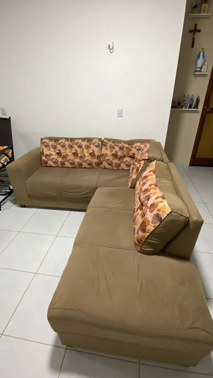 Sofá em L - 6 lugares - Foto 2