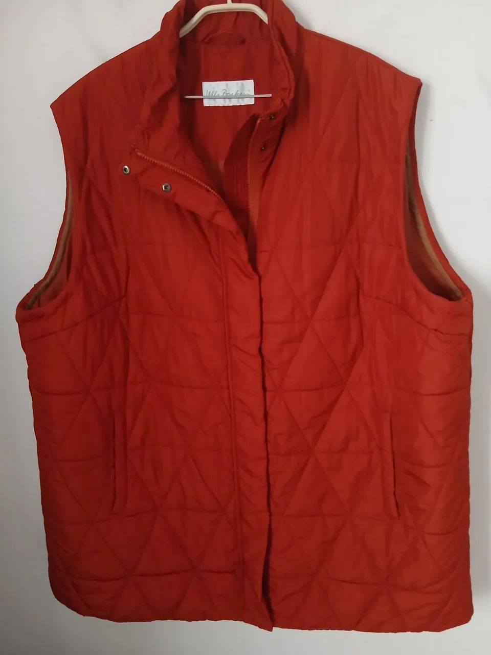 COLETE PUFFER PLUS SIZE ULLA POPKEN LONGO FERRUGEM GG