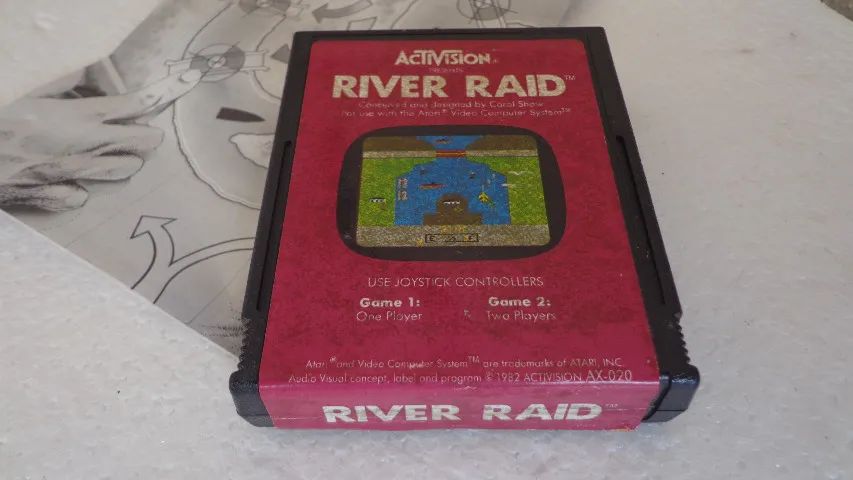 River Raid Activision Atari 2600 Com Manual Original (Usado) - Foto 2