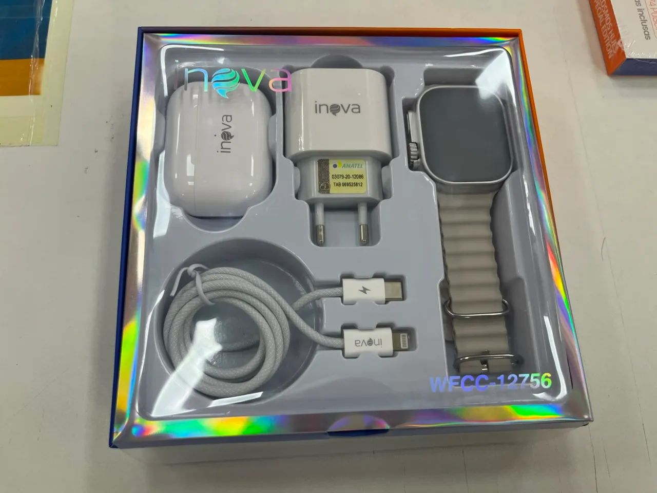 KIT RELÓGIO SMARTWATCH + FONE BLUETOOTH - Foto 2