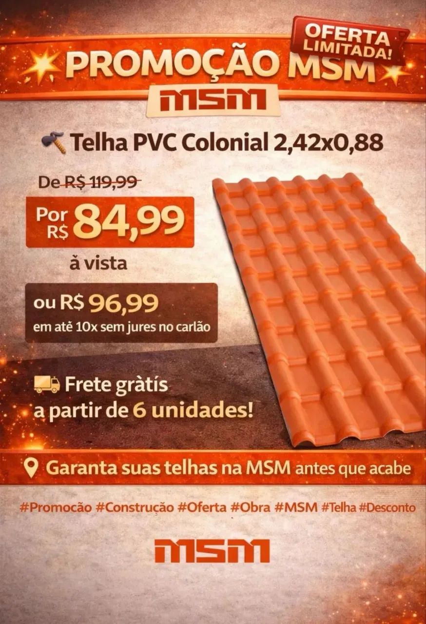 Telha pvc