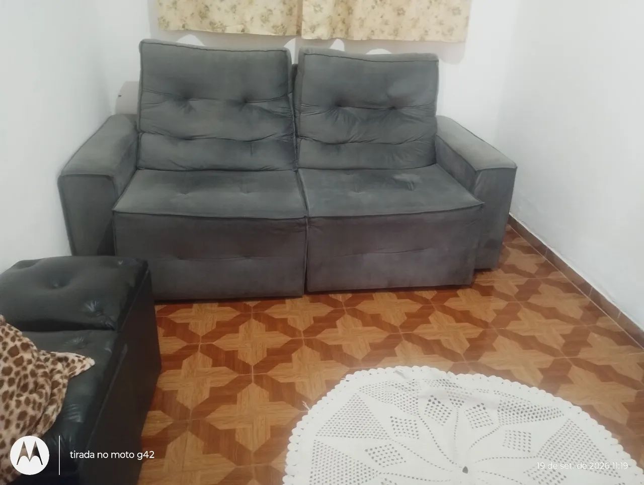 VENDA Sofá retrátil e reclinável 