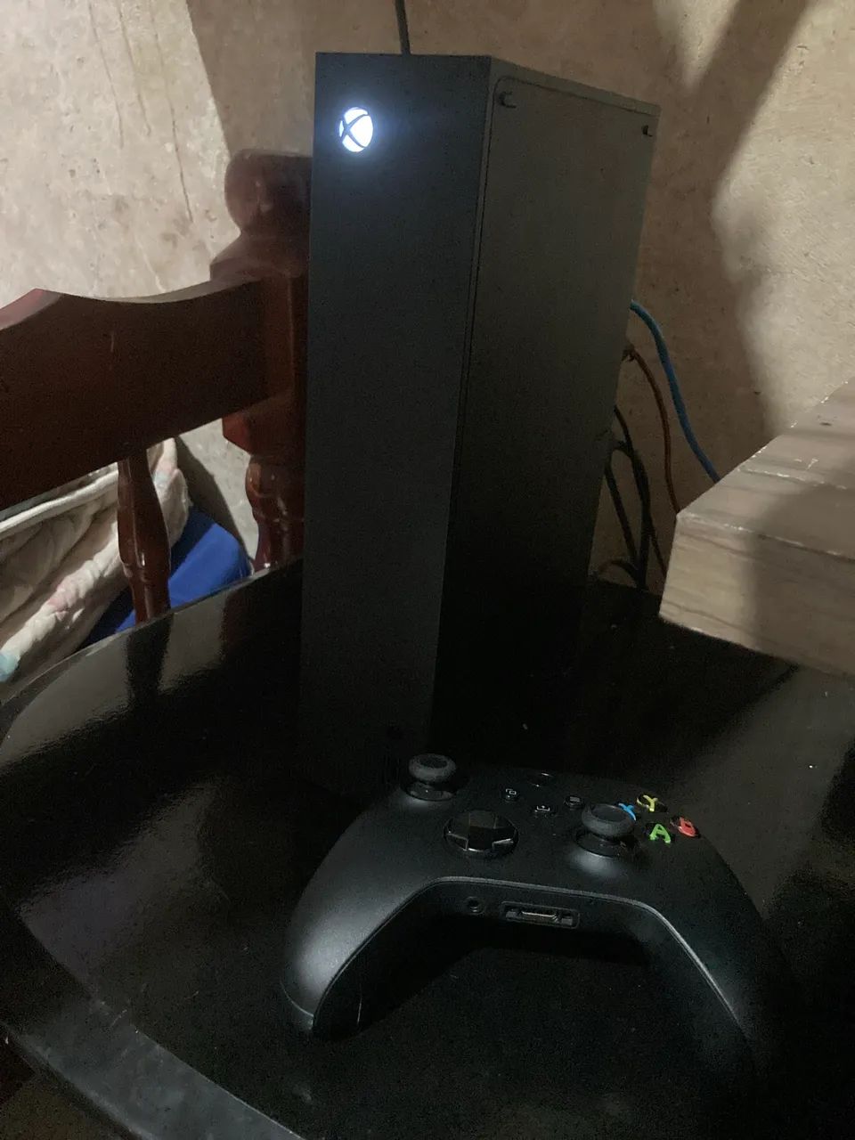 Xbox series s carbon black 1 tb e 2 controles