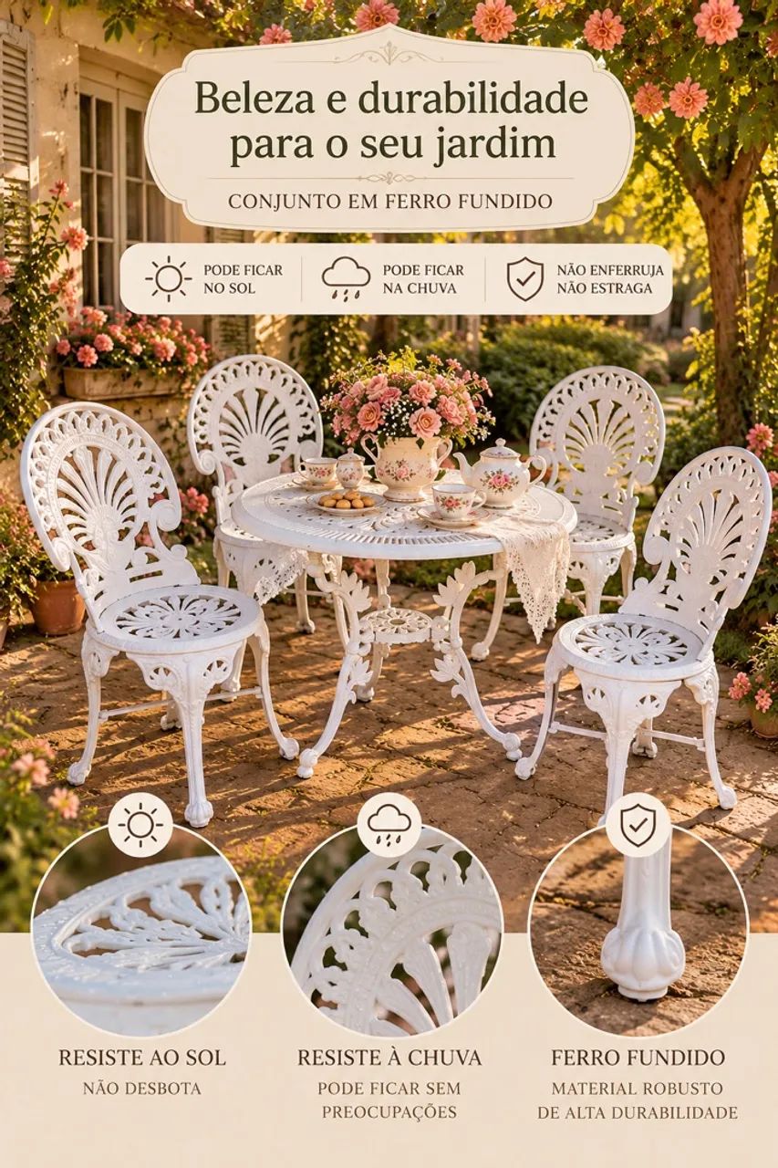 Conjunto de jardim 