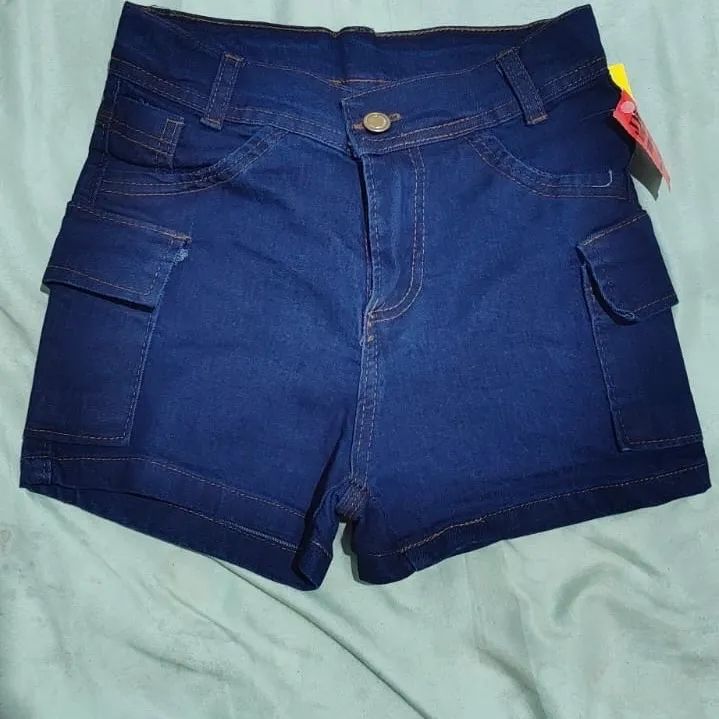 Short jeans cargo novo TAM 34 