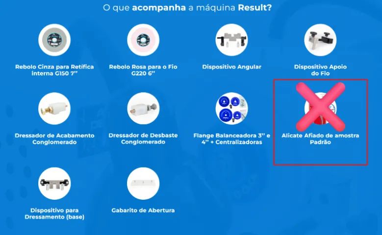 Máquina De Afiar Alicates Result (220v) - Estado De Nova - Foto 2