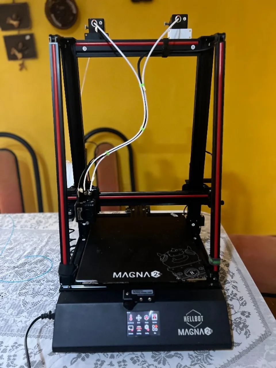 Impressora 3D Duplo Extrusor | 300x300x400 | Wi-Fi | Excelente Estado - Foto 4