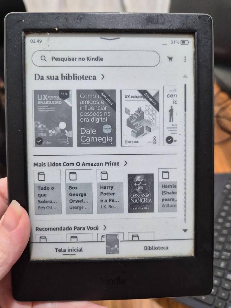 Kindle 8° geração (2016) funciona perfeitamente - Foto 4