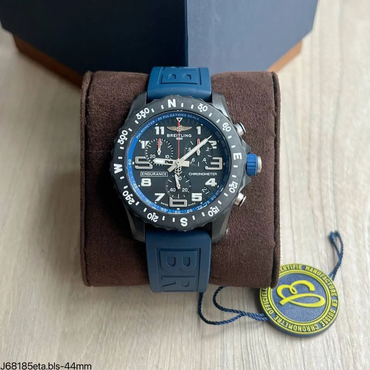 Relogio Breitling titânio dlc  superocean superquartz endurance 