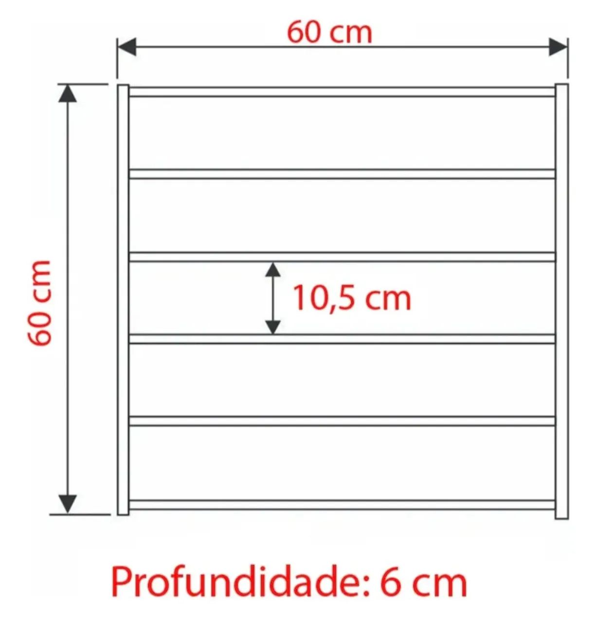 Expositor de esmaltes 100% MDF 60×60 - Foto 3