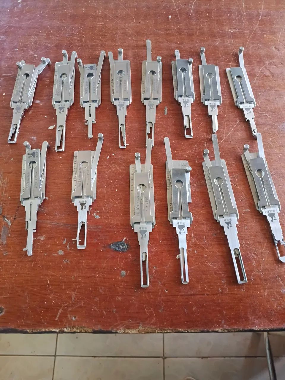 KIT COM 14 LISHI  - para abertura de carros. - Foto 2
