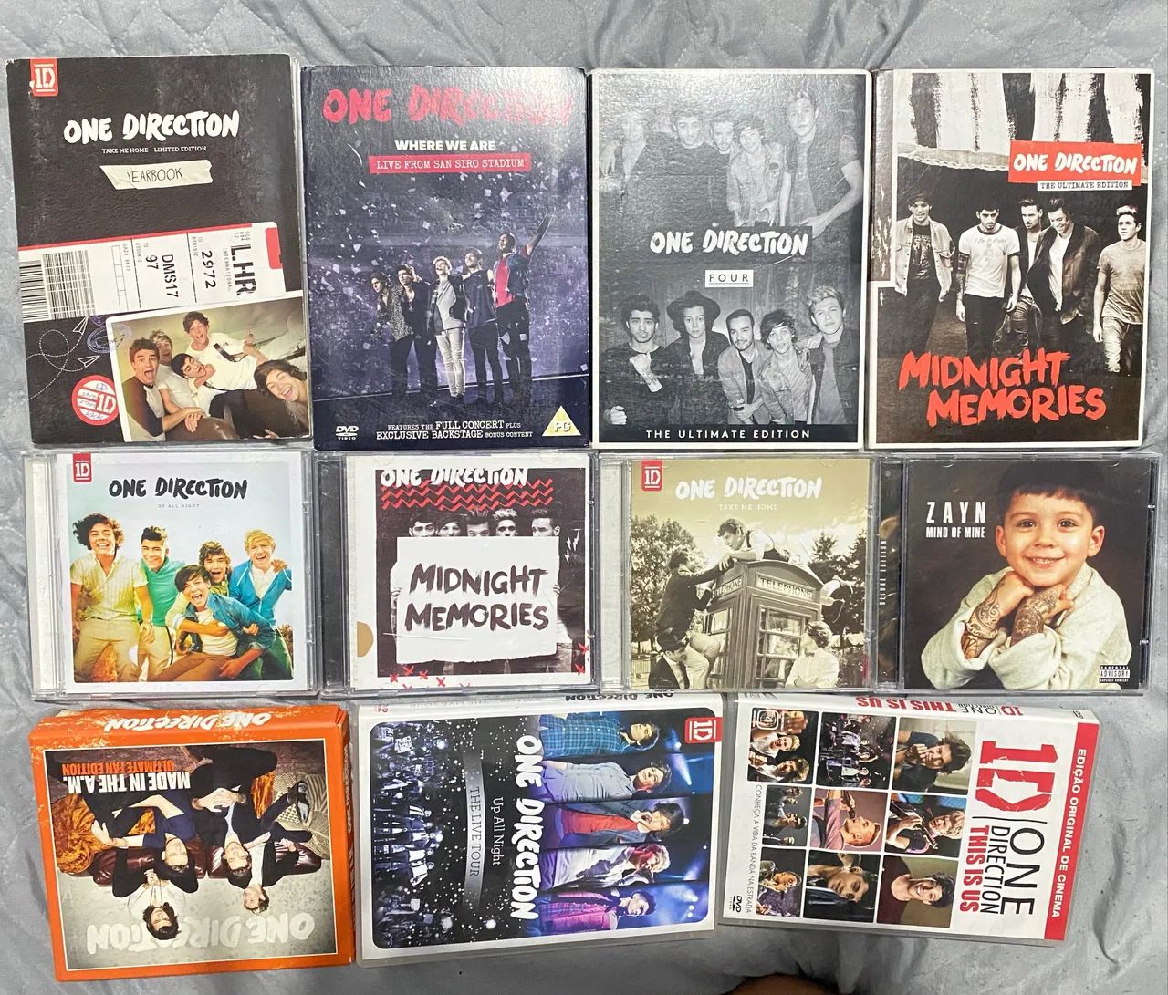 Acervo de toda discografia (CDs e DVDs com edições limitadas) do