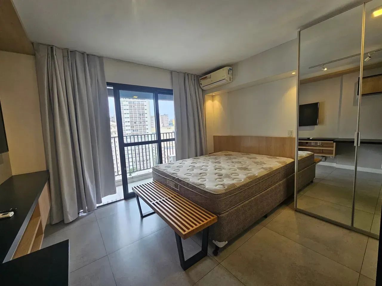 Loft  mobiliado venda ou locação tem 30 metros  com 1 vaga em Santa Efigênia - São Paulo -