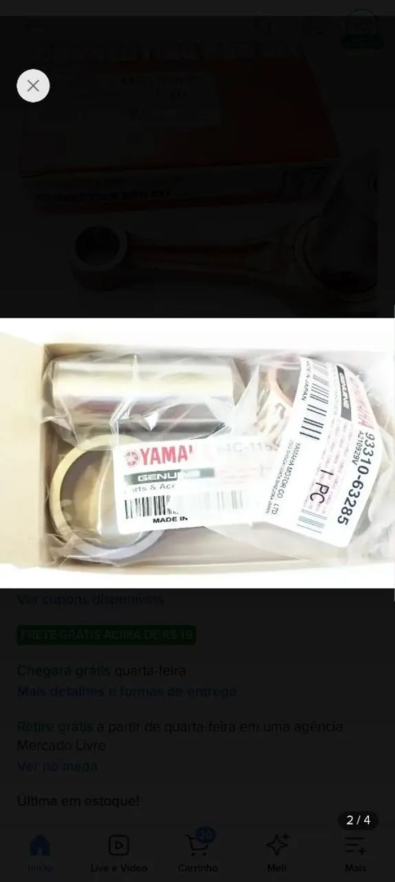 Biela Original Yamaha 250cc  - Foto 3