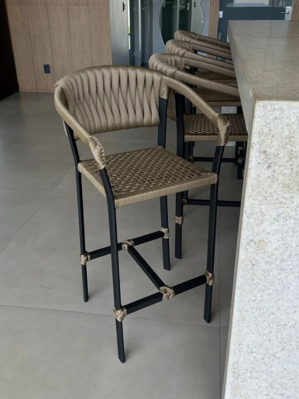 Banqueta em tricô náutico  - Foto 2