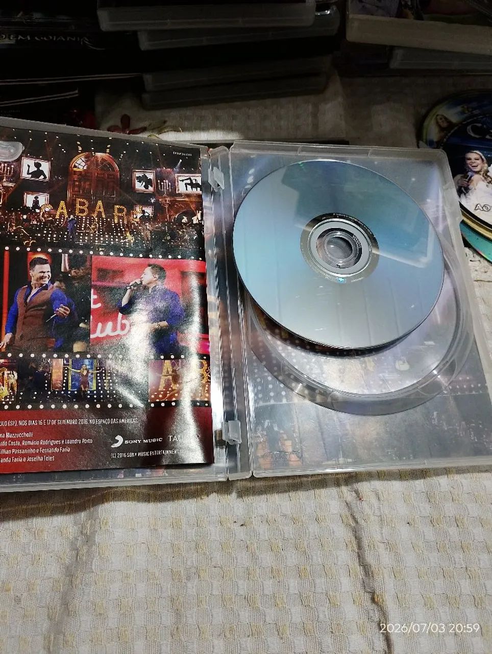 DVD vol1 e 2  Leonardo e Eduardo costa cabaré  - Foto 4