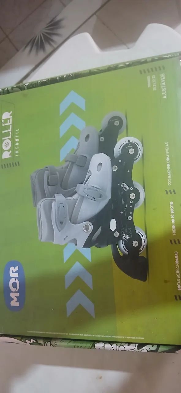 Patins novo caça tamanho 30,31 32 tamanho ajustáveis  - Foto 5