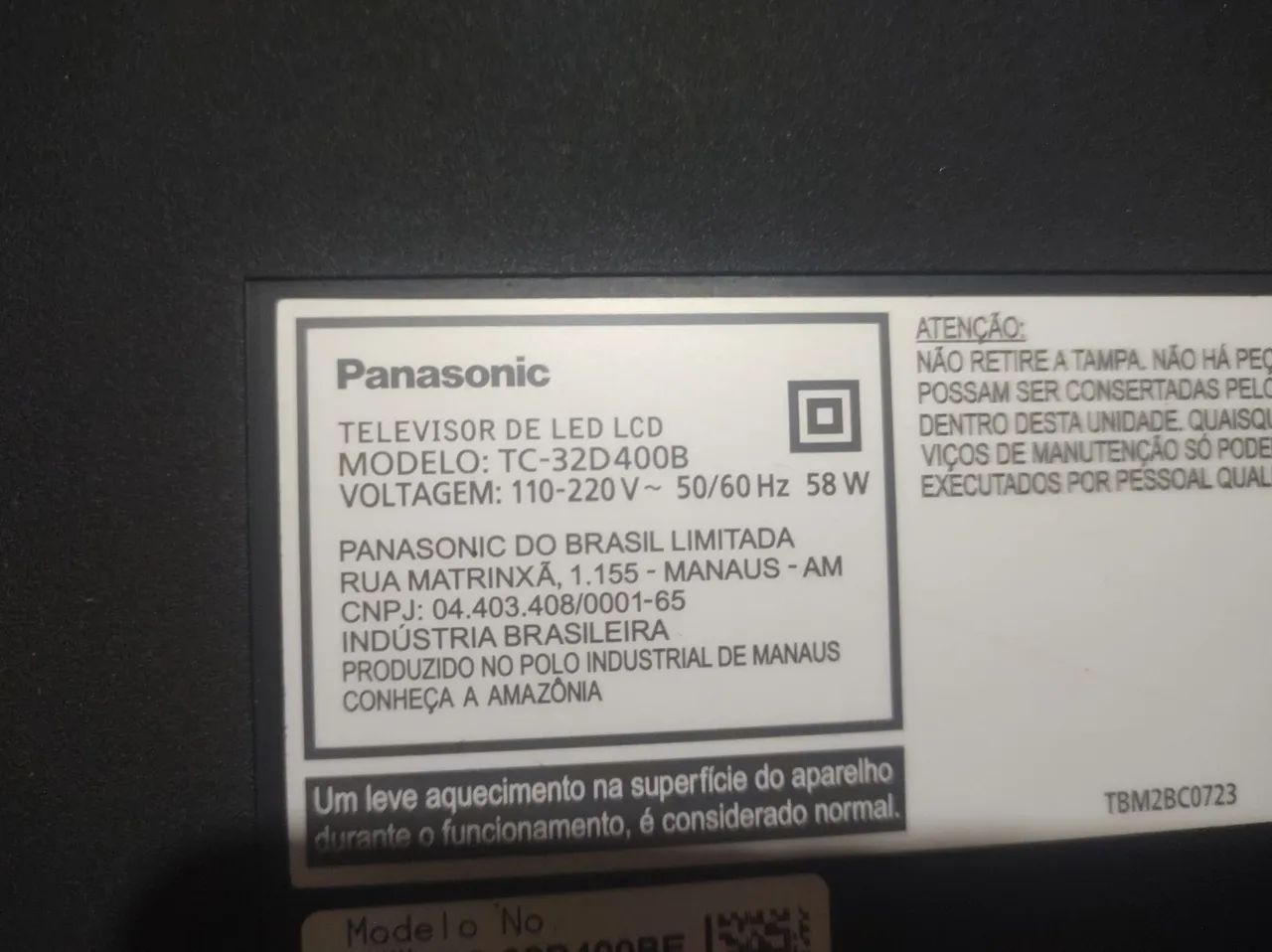 Tv Panasonic 32 polegadas 