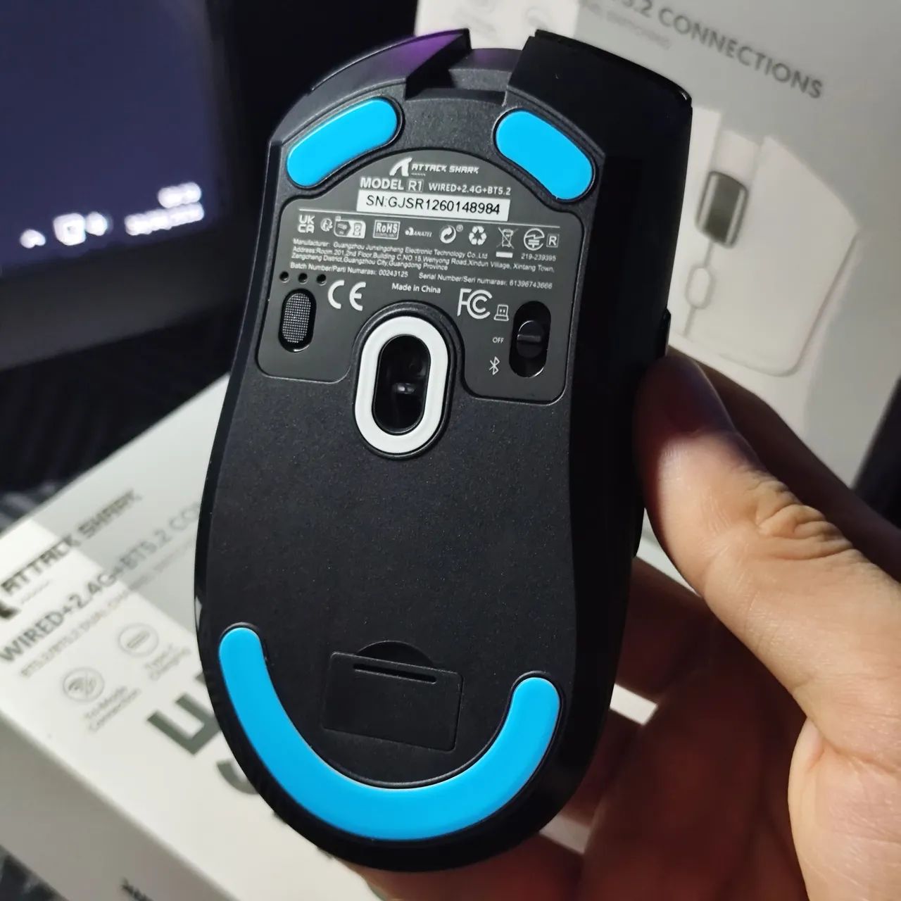 Mouse Gamer Attack shark r1 Original - Foto 4