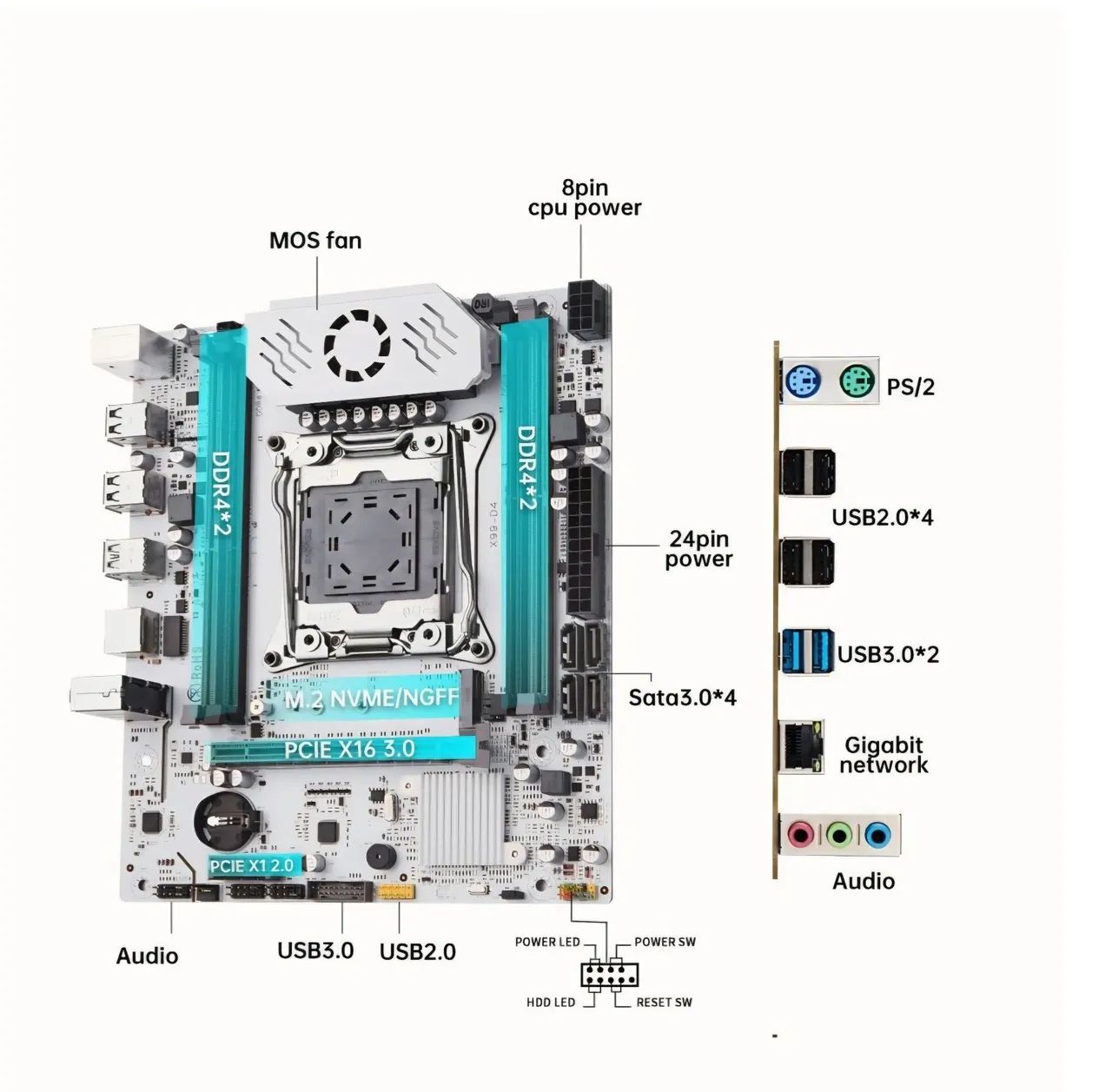 Kit Xeon (Processador, Placa-Mãe e Cooler) - Foto 5