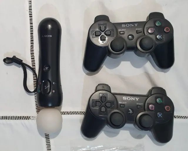 Console Playstation 3, webcam, controles e move - Foto 2