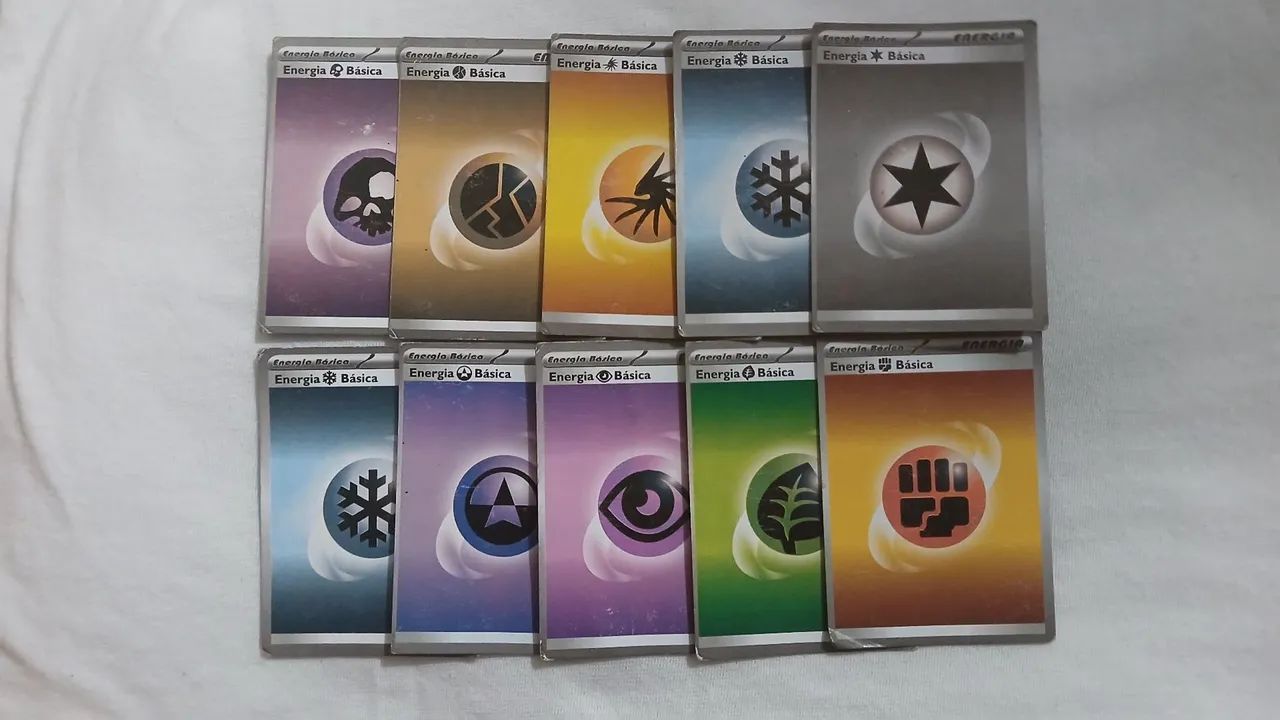 Card pokémon 10 unidades 
