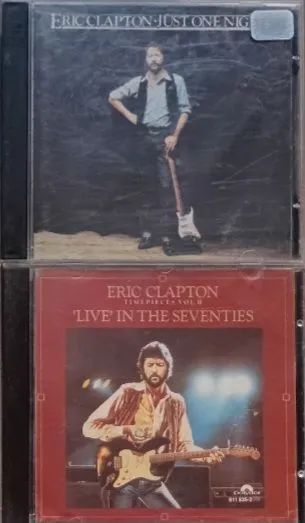 Dois cds do Eric Clapton (um duplo) 