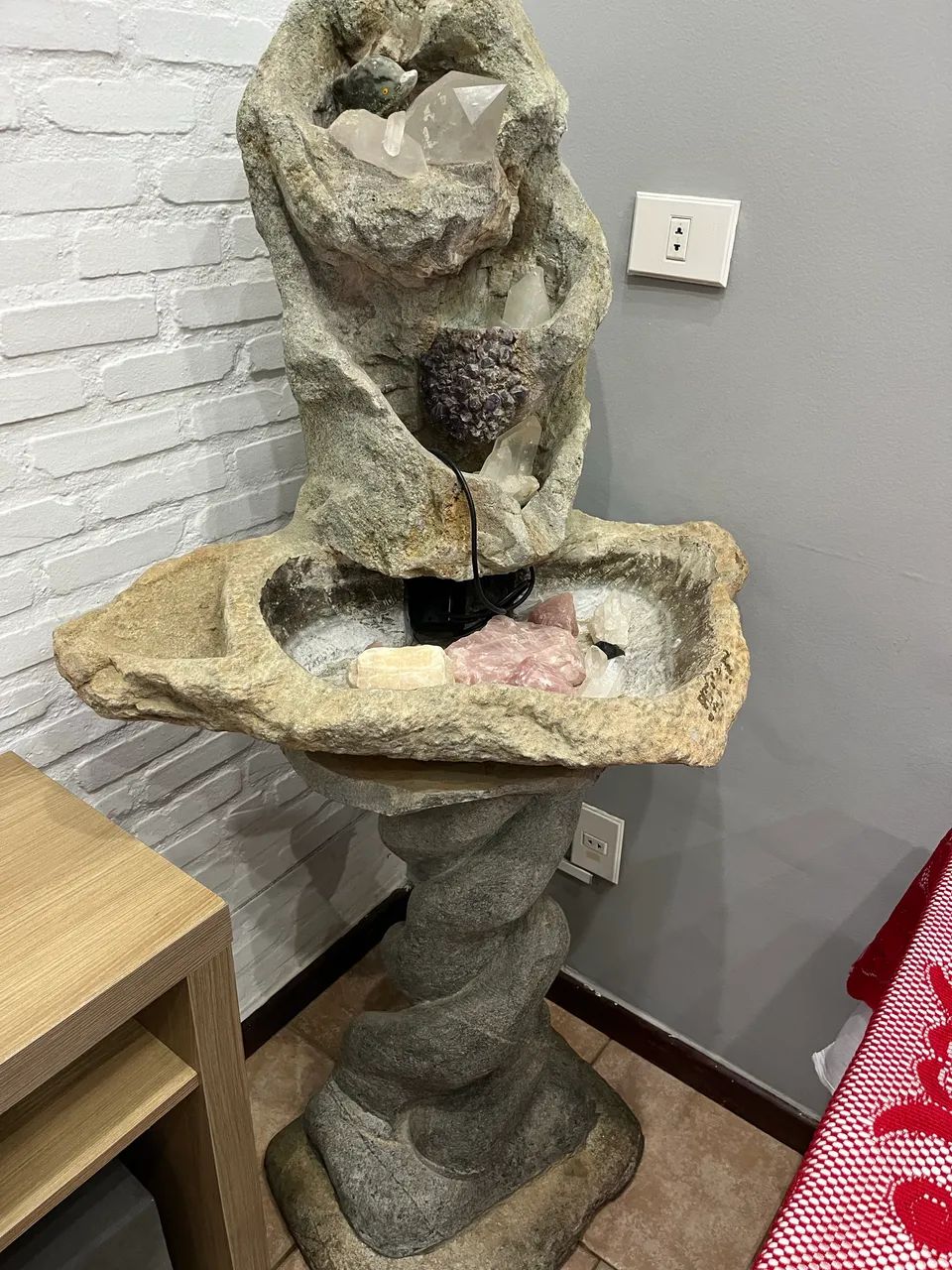 Fonte de pedra 