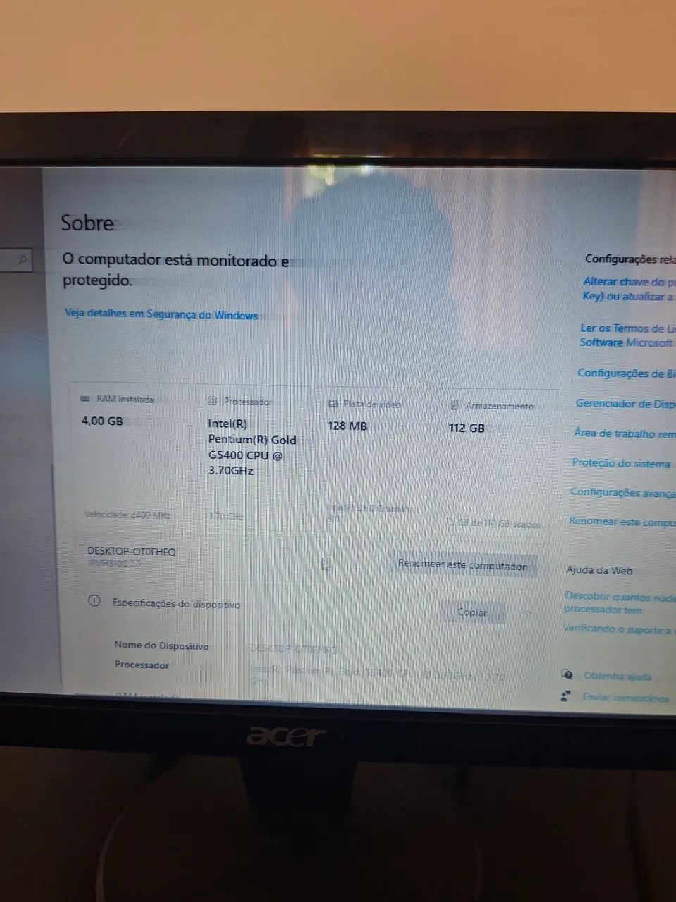 Computador SKUL +  Monitor + Periféricos  - Foto 4