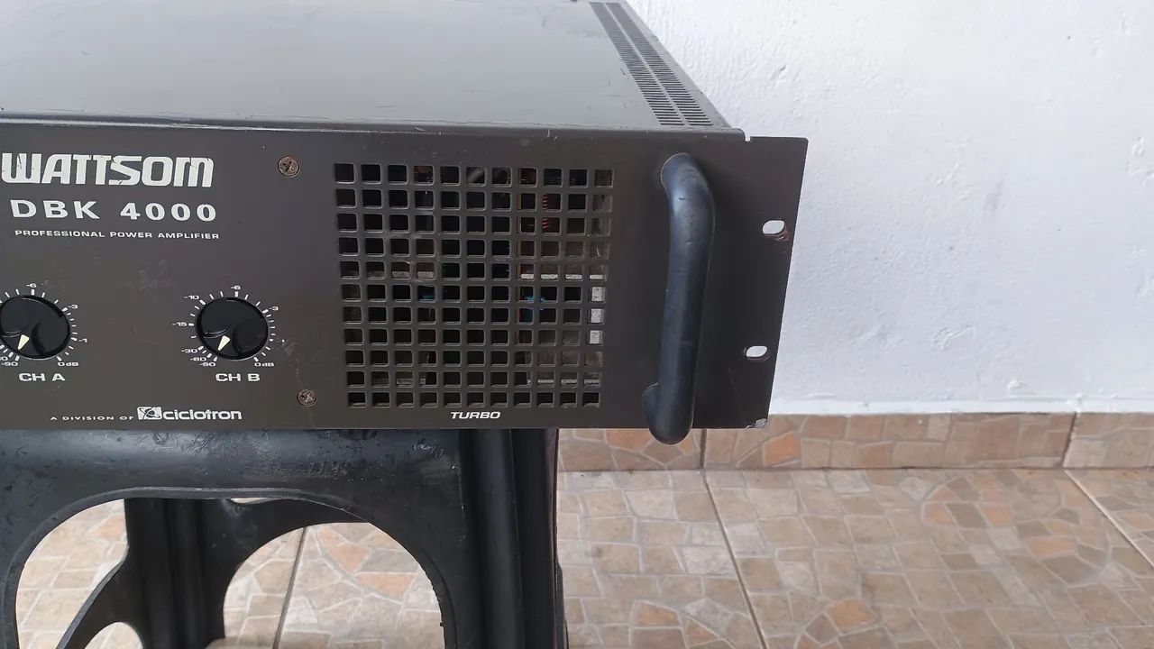 Potência profissional wtassom dbk-4000 original  - Foto 3