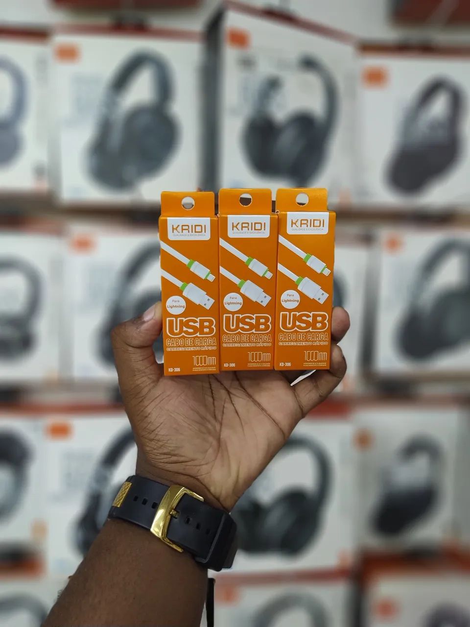 Cabo USB Tipo-C KAIDI - Carregamento Rápido e Seguro - Foto 4