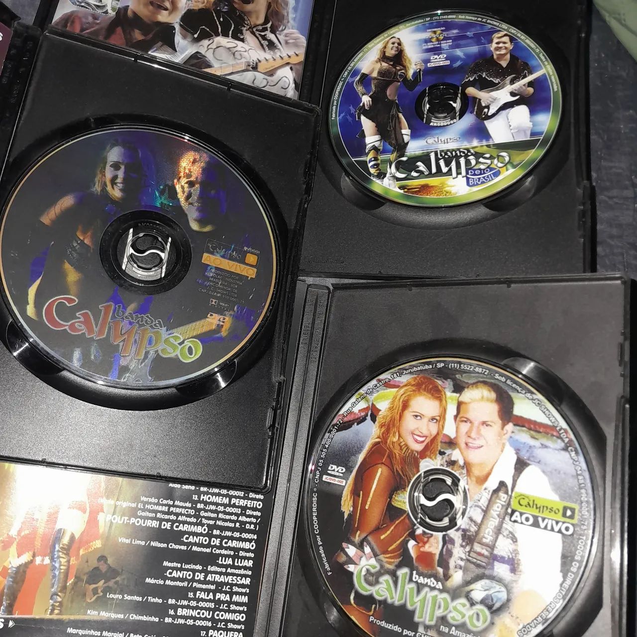 Kit 3 dvds banda Calypso - Foto 2