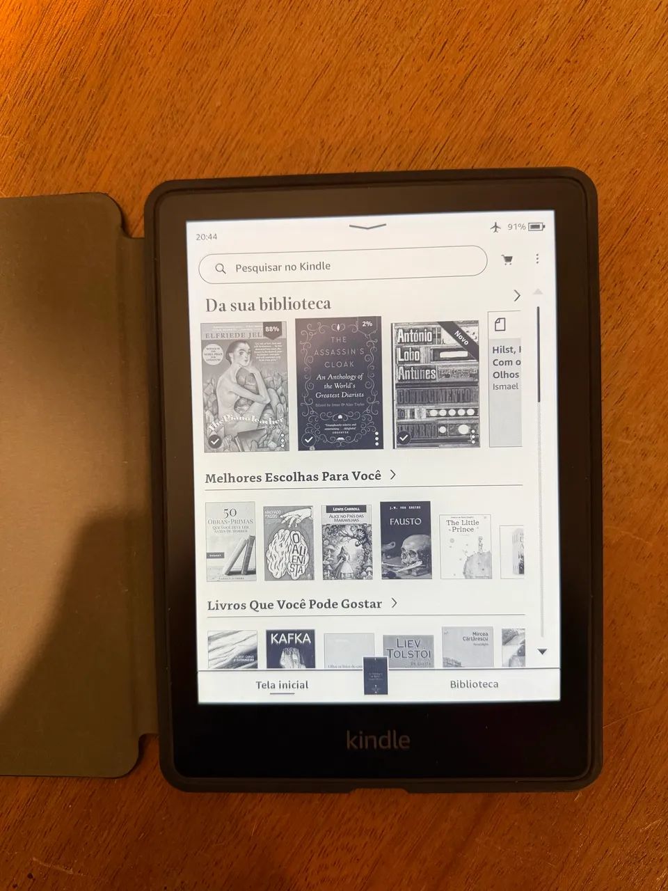 Kindle Paperwhite 11ª geração com capa - Tablets e E-Readers