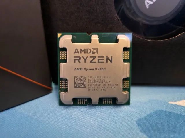 Processador CPU AMD Ryzen 9 7900 + Air Cooler Original - Completo na Caixa - Perfeito - Foto 5