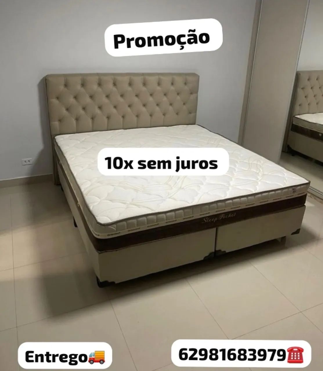 Colchão super king 
