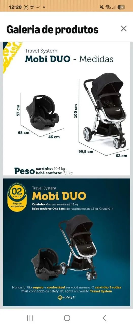 Carrinho de bebê  - Foto 5
