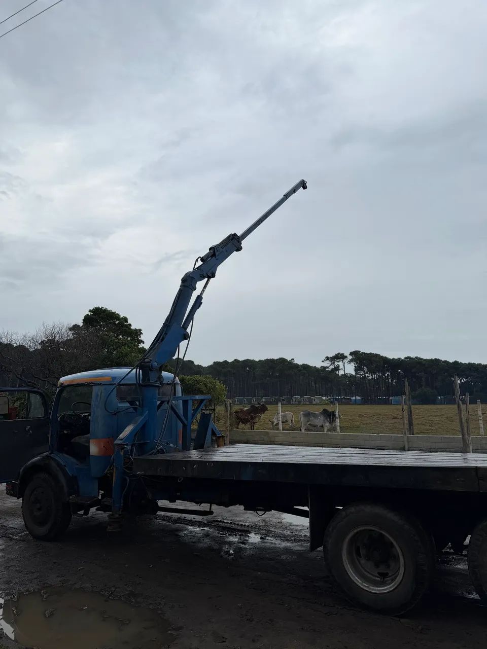 Vendo caminhão MB1113 com Munck 3 ton - Foto 3