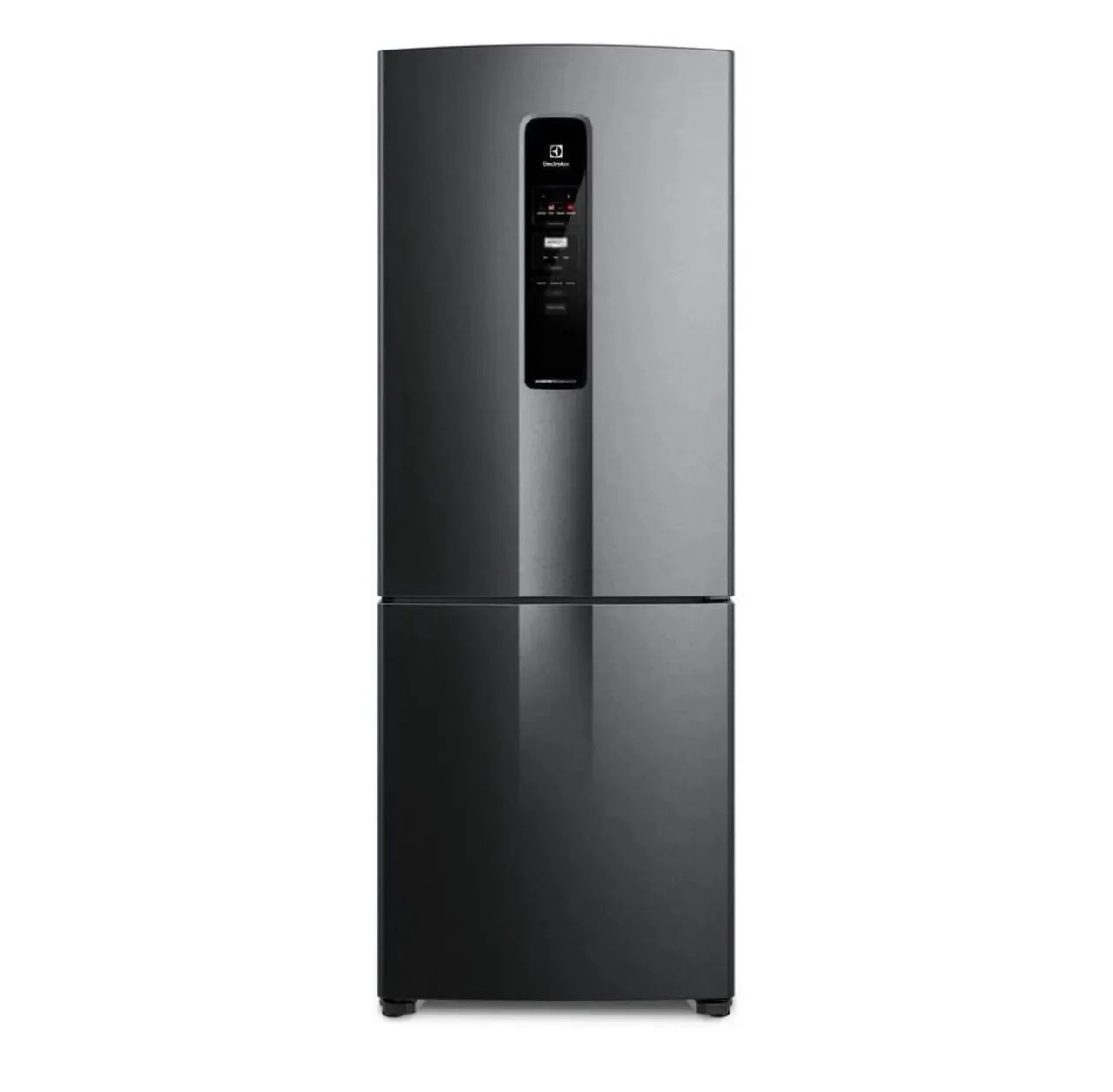 Geladeira Electrolux Frost Free Inverter 490L com AutoSense Inverse Black Inox Look