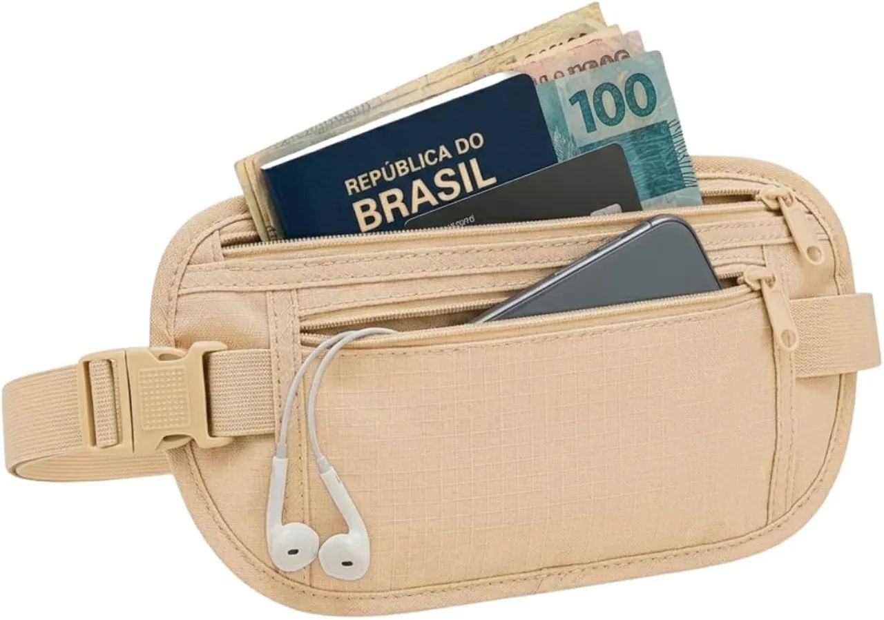 Doleira pochete prática para viagem e dia a dia - Foto 4