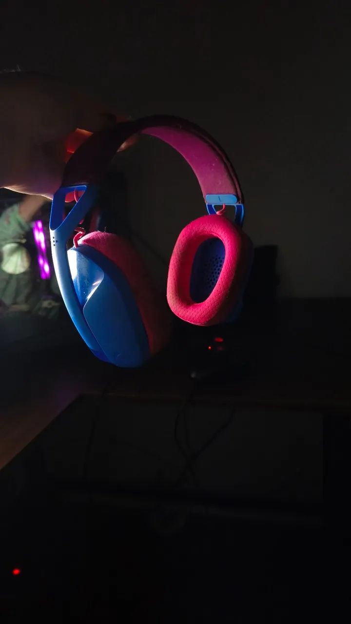 Headset G435 Rosa e Azul - Foto 2