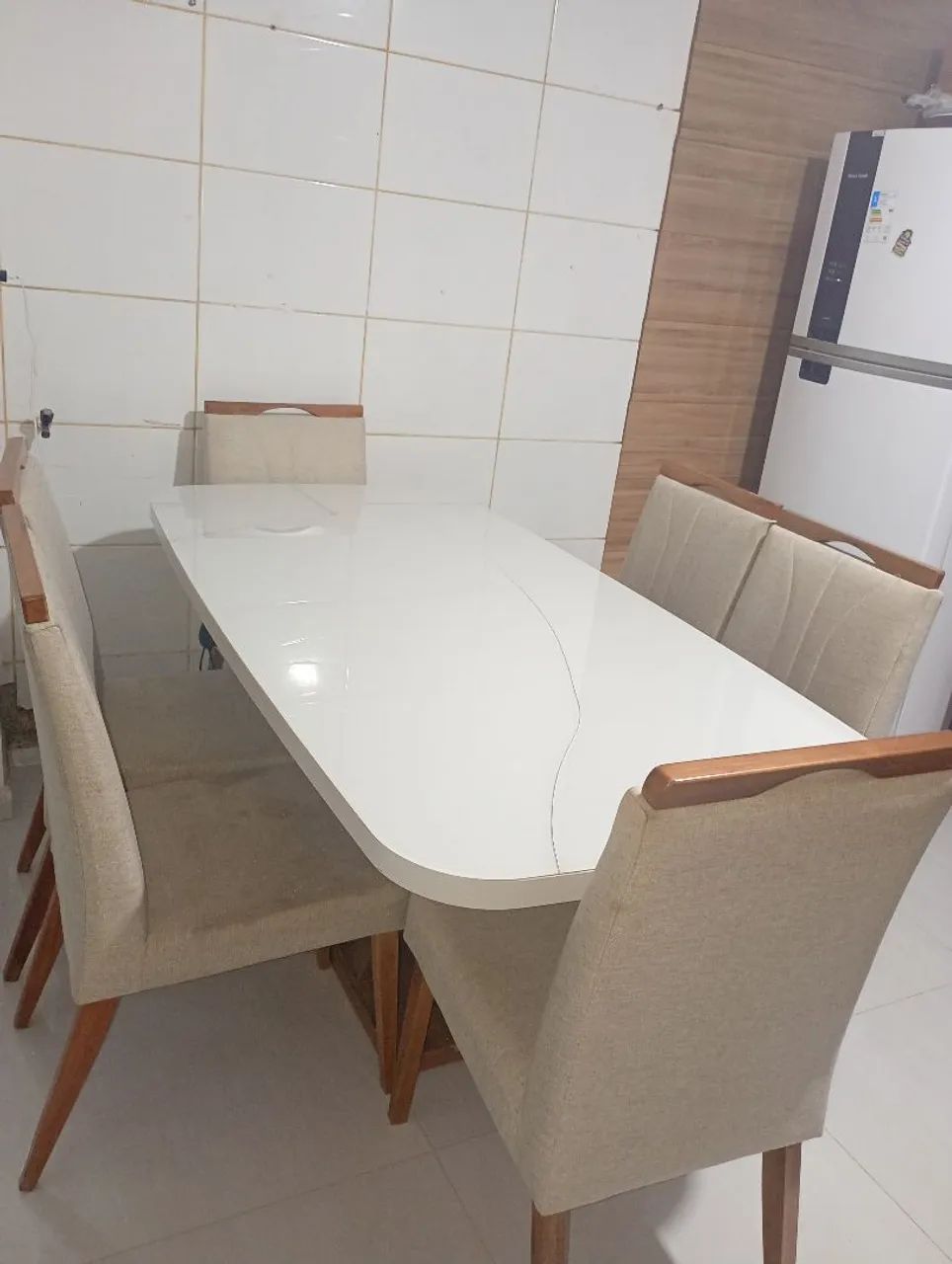 Jogo mesa com 6 cadeiras  - Foto 3
