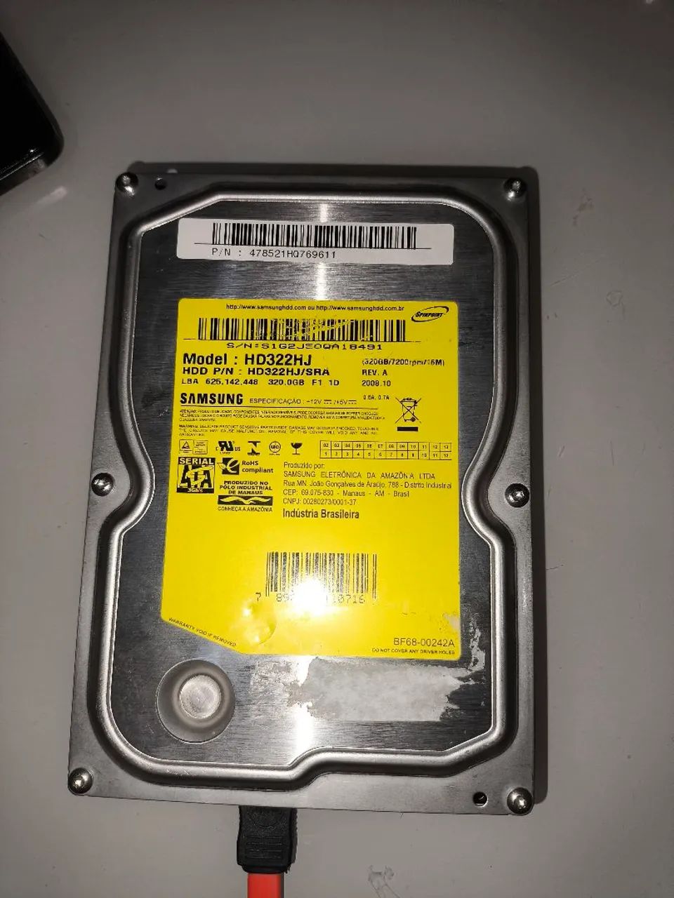 HD Samsung 320g
