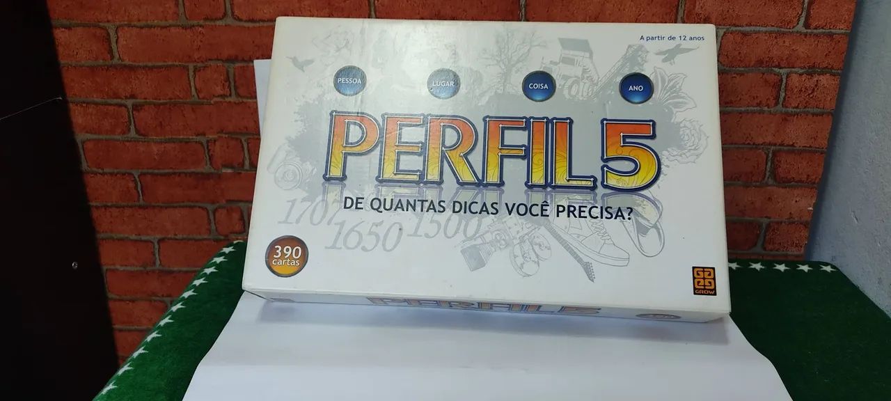 JOGO DE TABULEIRO PERFIL 5 - GROW<br>R$ 85,00